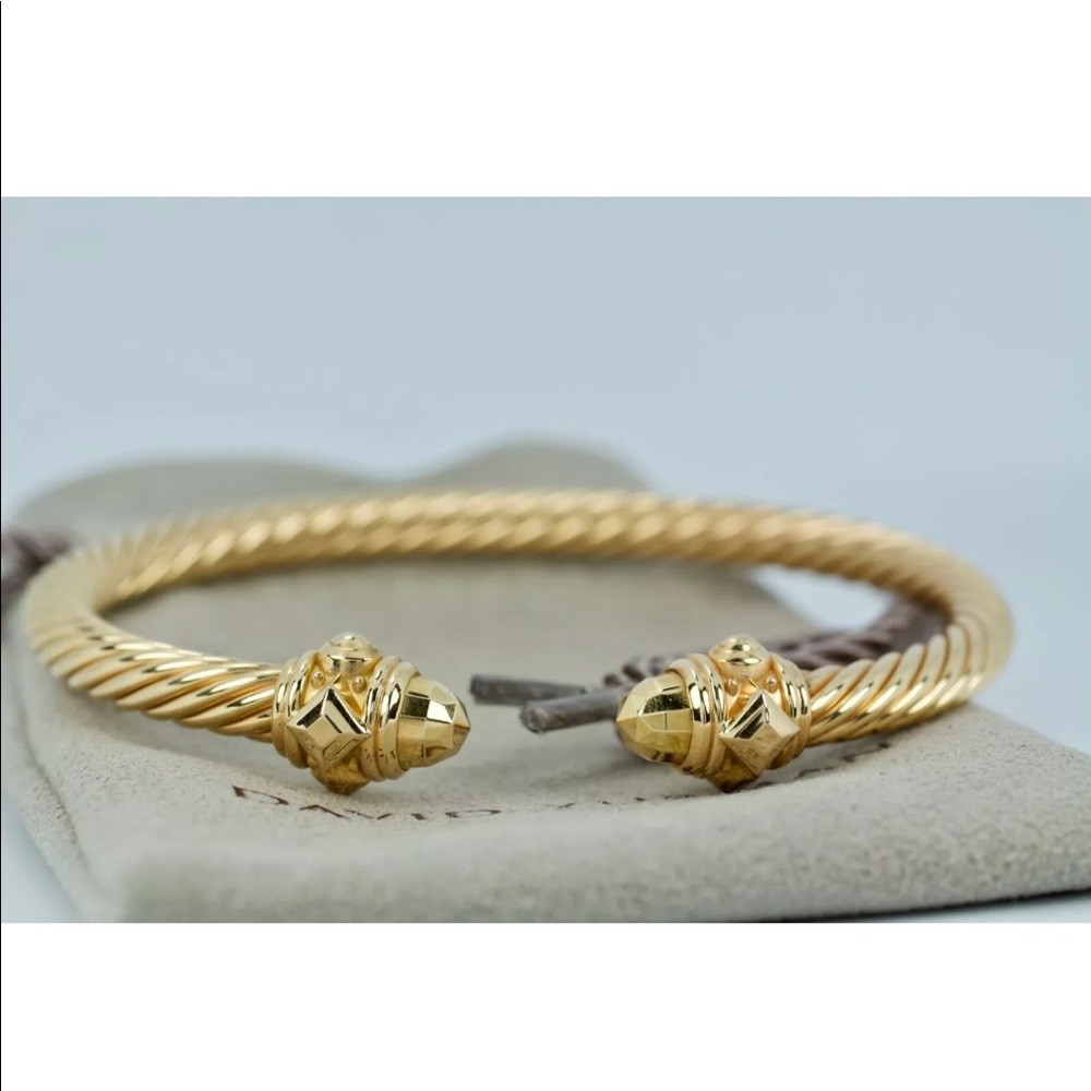 David Yurman 18k rose gold renaissance bangle